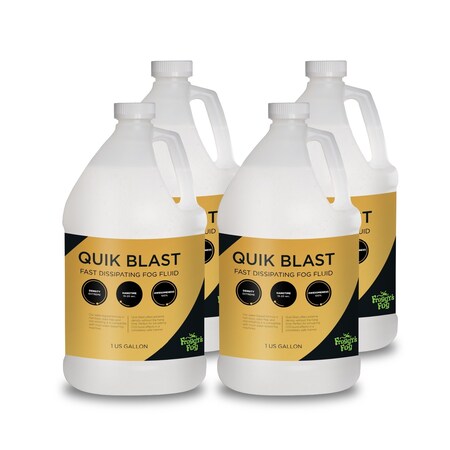 Froggy'S Fog Quik Blast Fast Dissipating Fog Fluid - 4 Gallon Case DS-QB-4